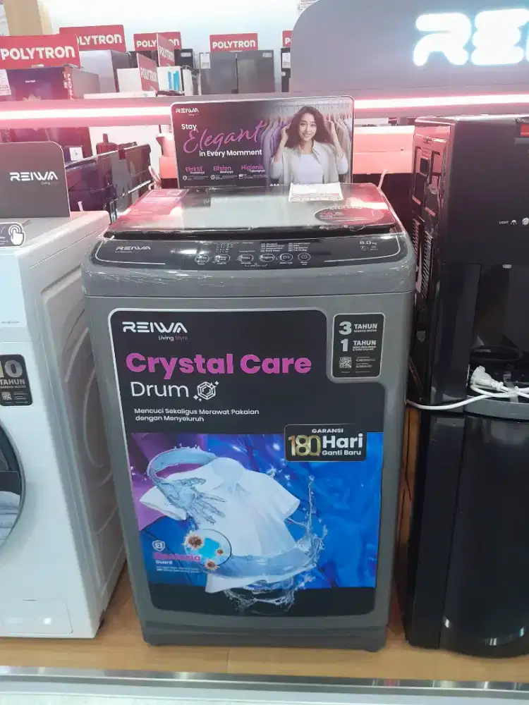 CICIL MESIN CUCI REIWA 8KG