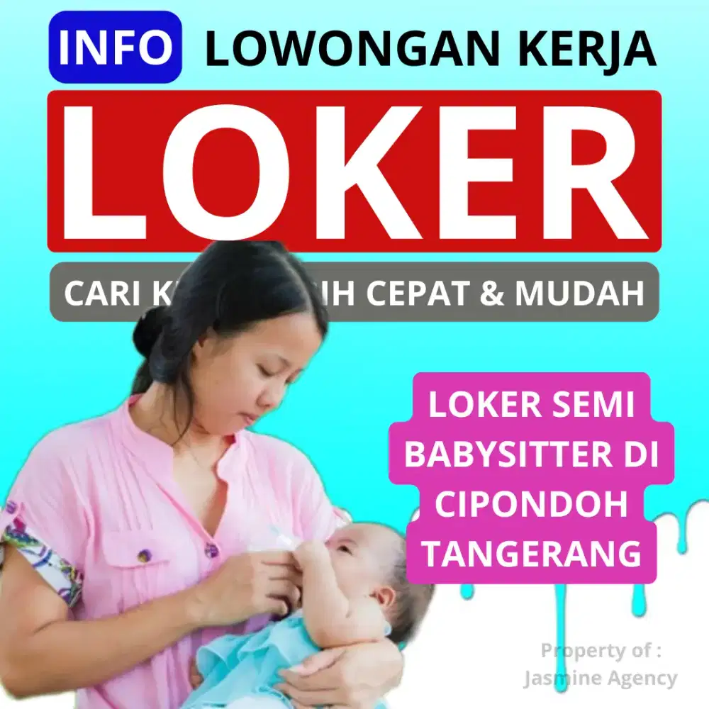 Loker semi babysitter di cipondoh tangerang