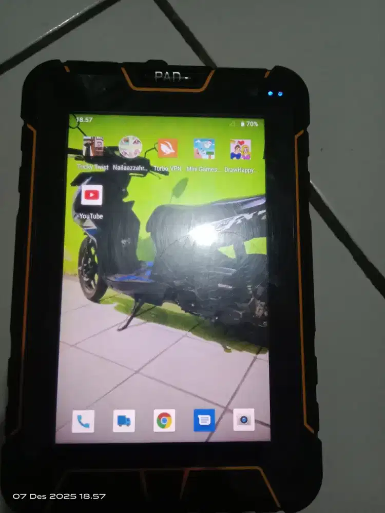 PAD tablet bisa pake kartu