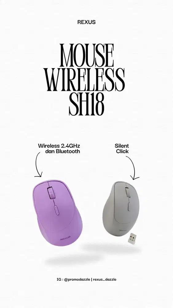 Rexus mouse wireless SH18