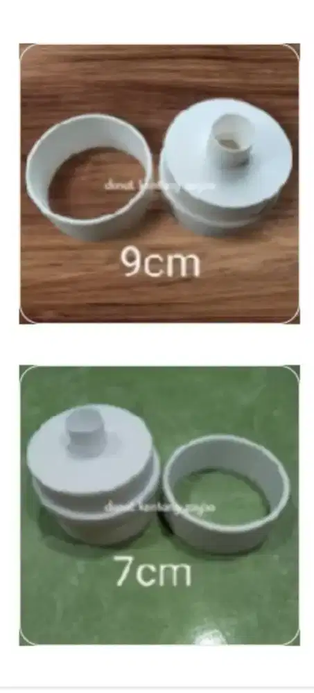 Cetakan donat uk.9 & 7 cm