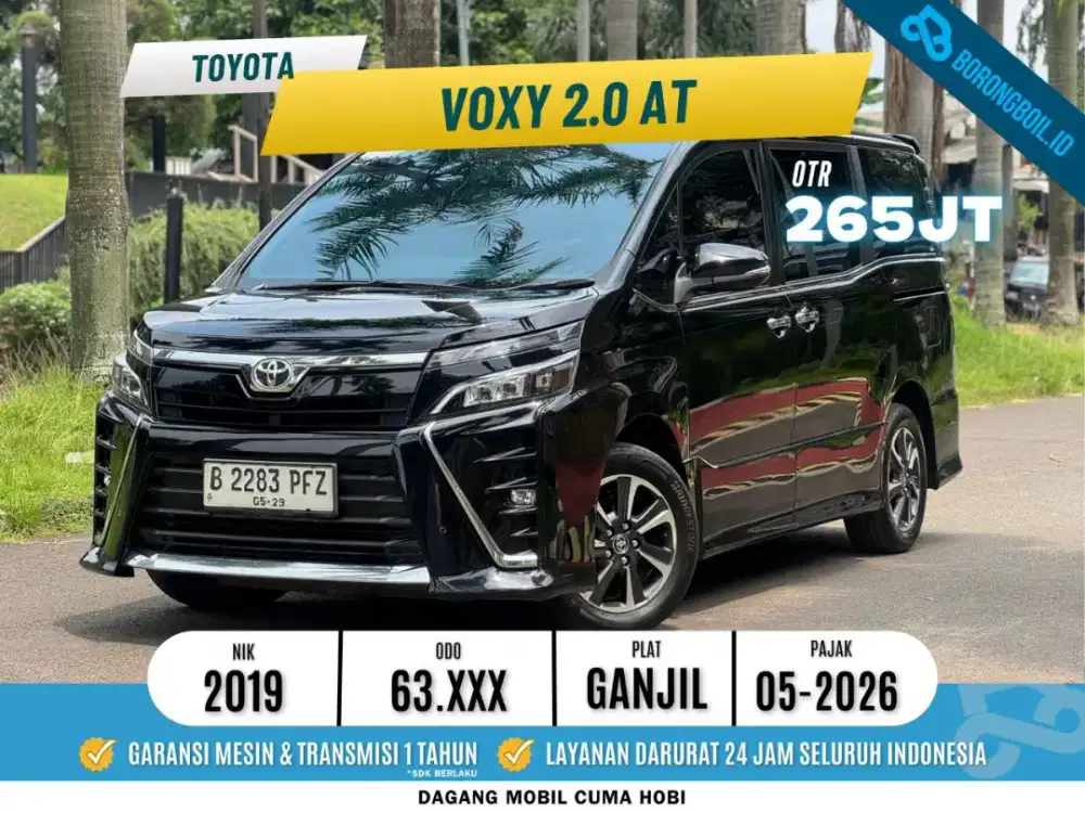 [TERMURAH] Toyota Voxy 2.0 AT 2019