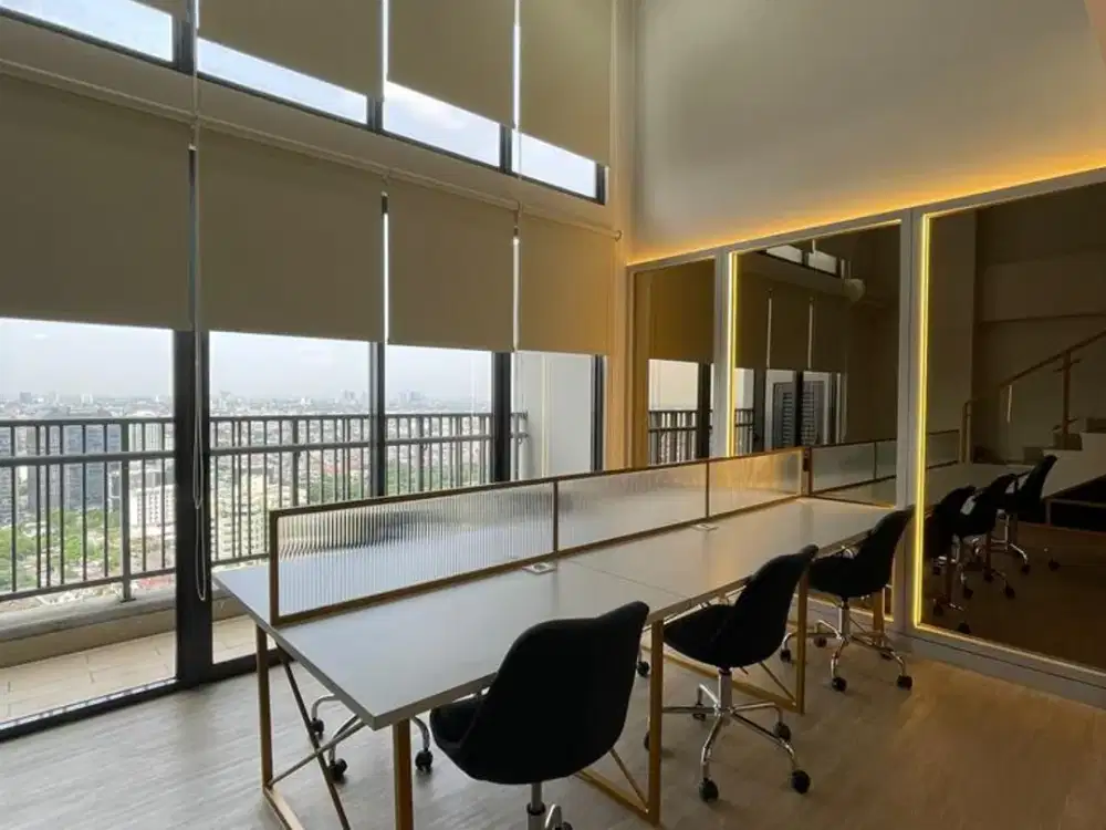 Sewa Kantor Semi Furnish 97 m2 Konsep Kekinian di SOHO Pancoran