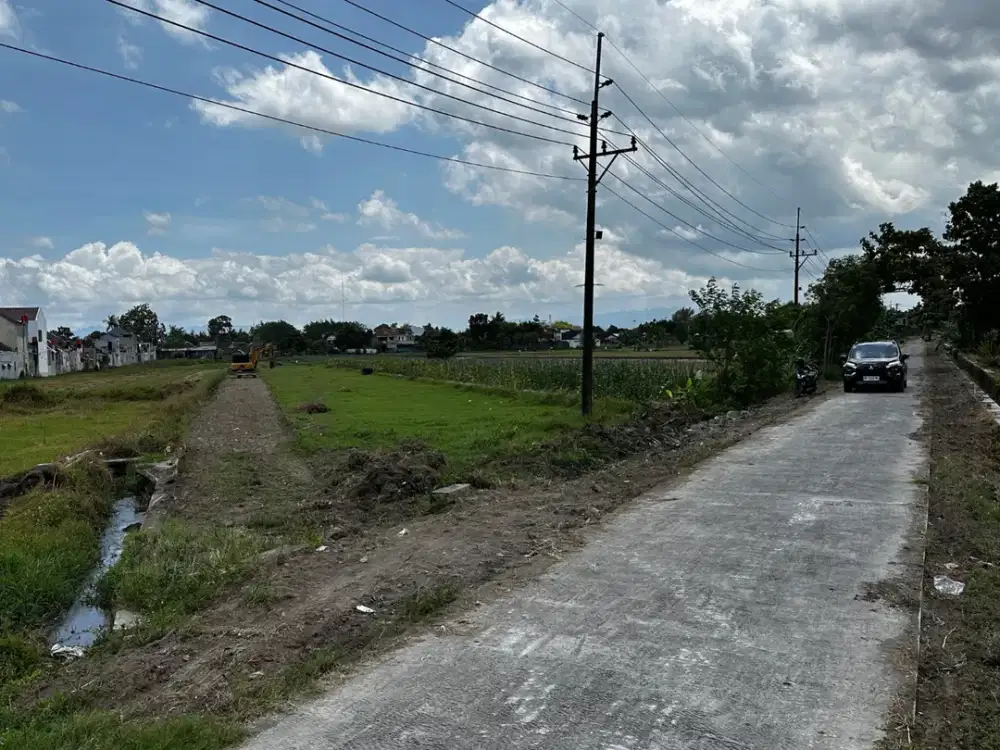 Investasi Tanah Sidoarum Godean Sleman 3,3 Juta/m Legalitas SHMP