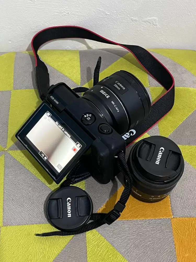 CANON EOS M200 DAPET 2 LENSA