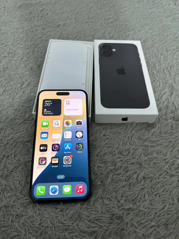 BNOB Iphone 16 128gb Black IBOX