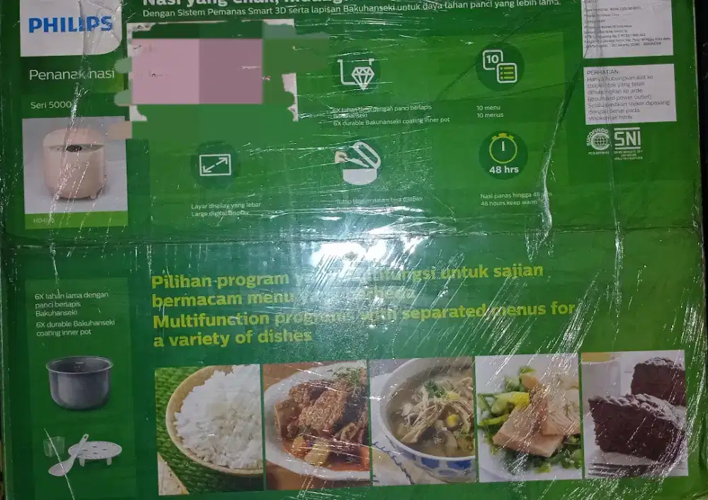 Philips - Rice Cooker seri 5000, HD 4515 peranak nasi