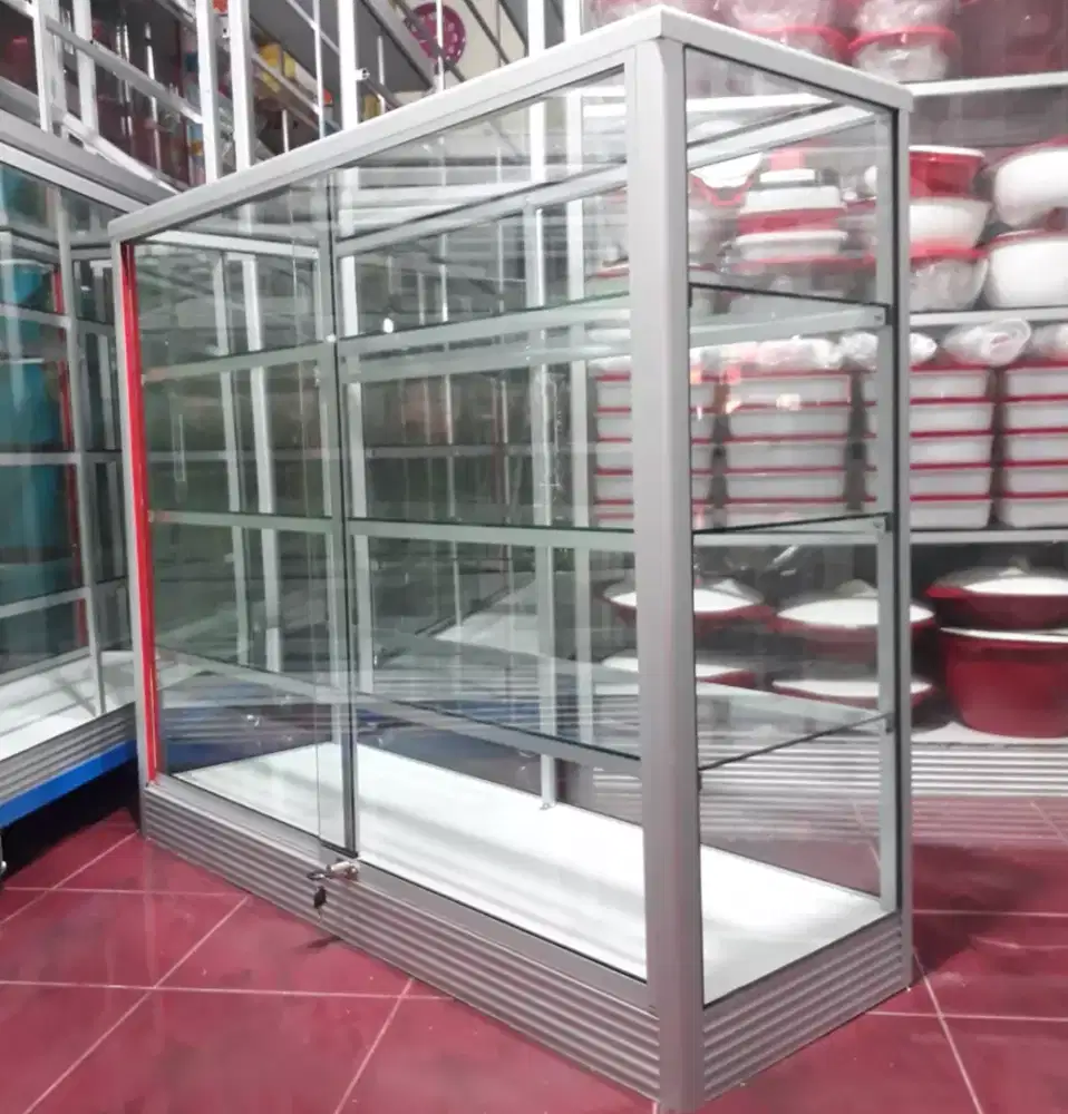 Etalase Panjang 1,2Mx1M Buat Toko dll