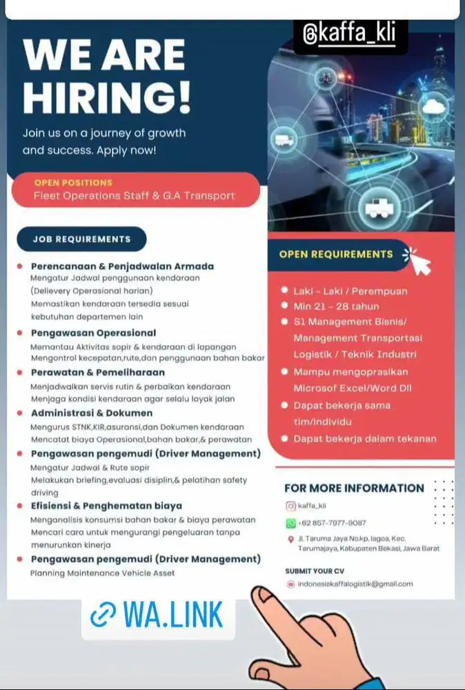 Fleet Opration staf & G.A Transport