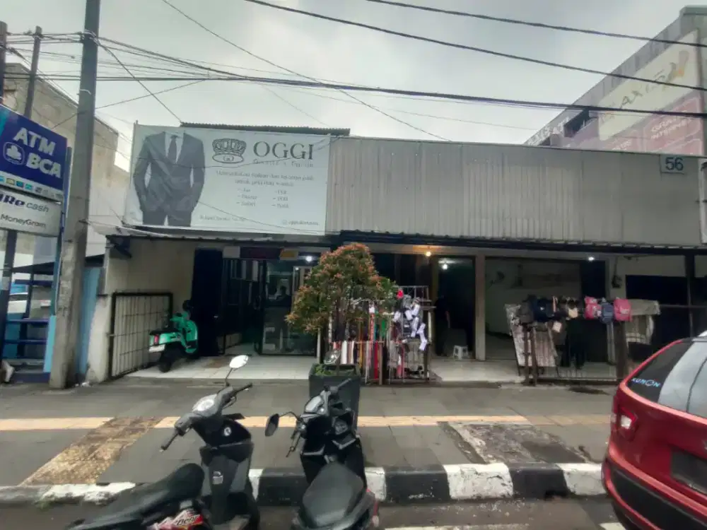 Jual rumah dan 3 toko di jalan utama dewi sartika