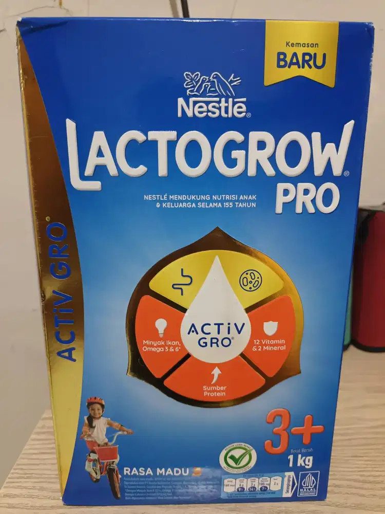 Dijual Cepat Susu Lactogrow 3+ berat bersih 1Kg
