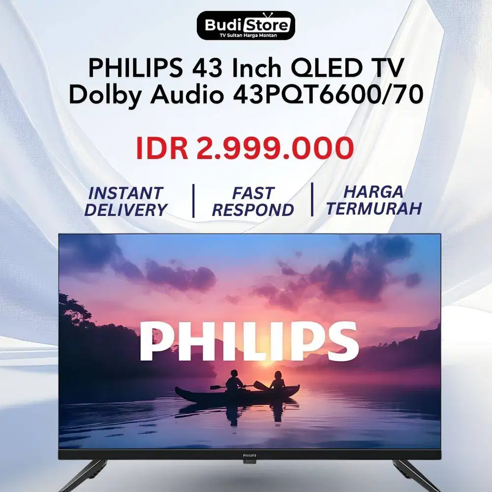 PHILIPS 43 Inch QLED TV Dolby Audio 43PQT6600/70