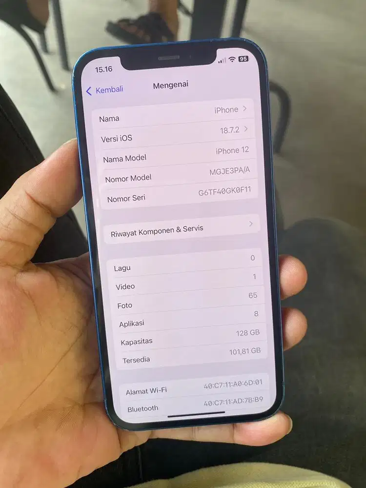 Iphone 12 128GB Ibox Fullset