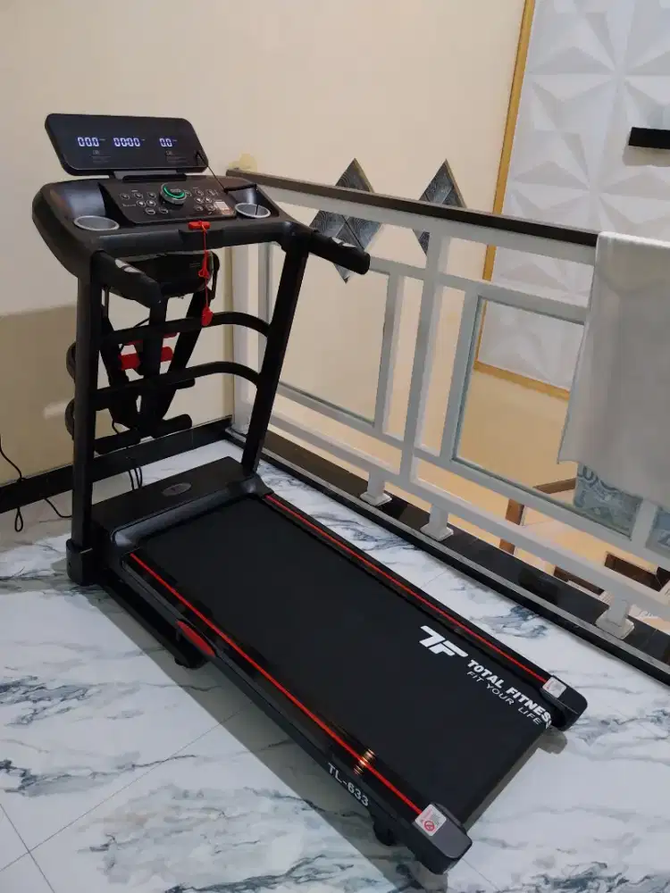 AUTOINCLINE TANJAKAN OTOMATIS TREADMILL ELEKTRIK TL 633 ALAT FITNESS