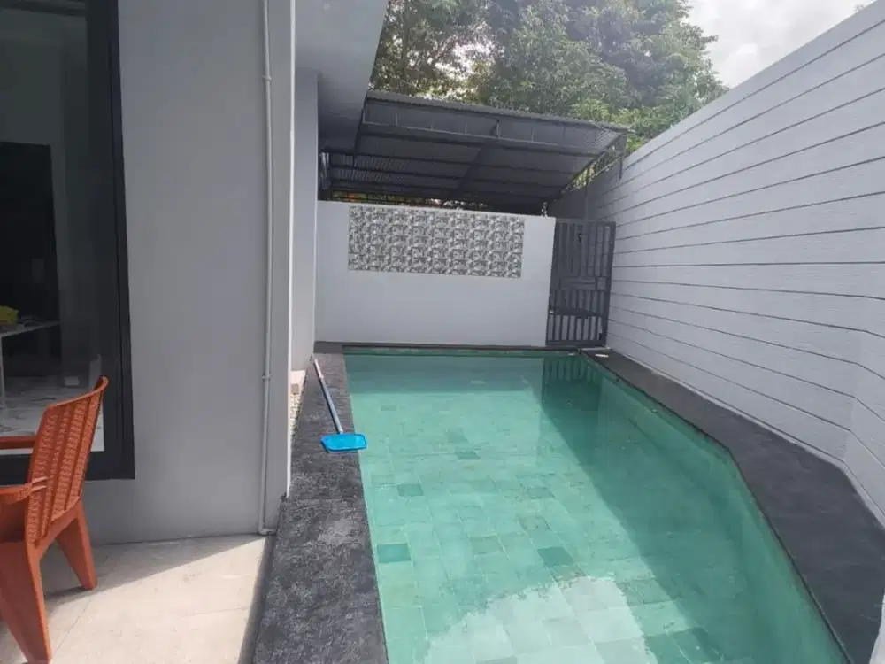 FOR SALE HUNIAN SEMI VILLA 3BR PRIVAT POOL LOKASI STARTEGIS DI JIMBARAN