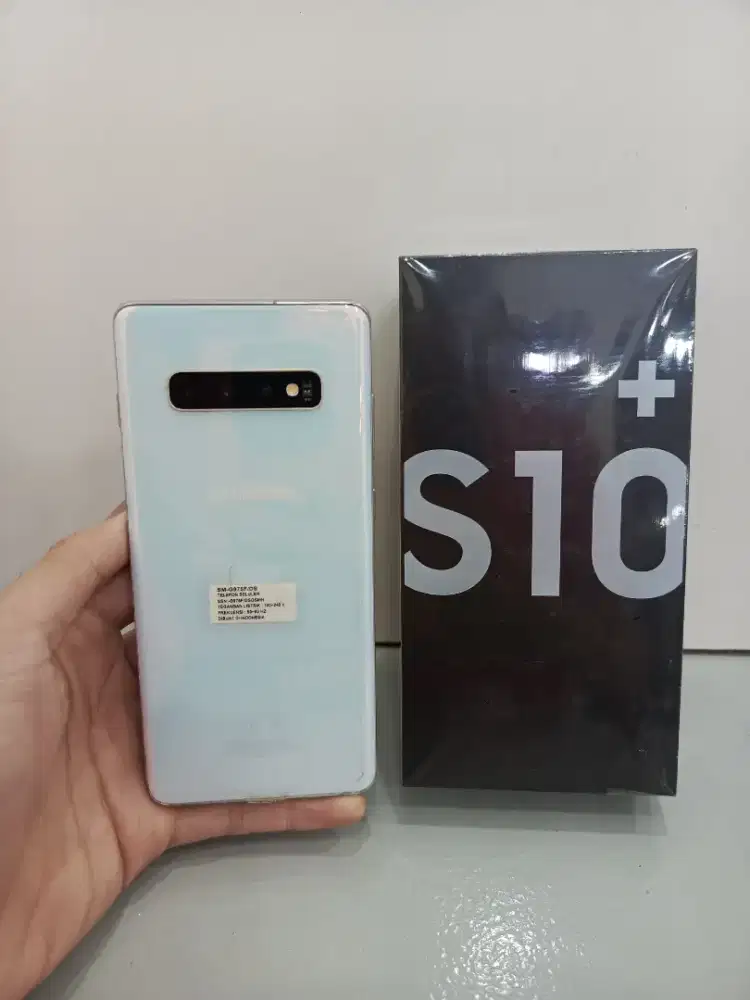 Samsung S10 Plus 8/128 Fullset Resmi SEIN