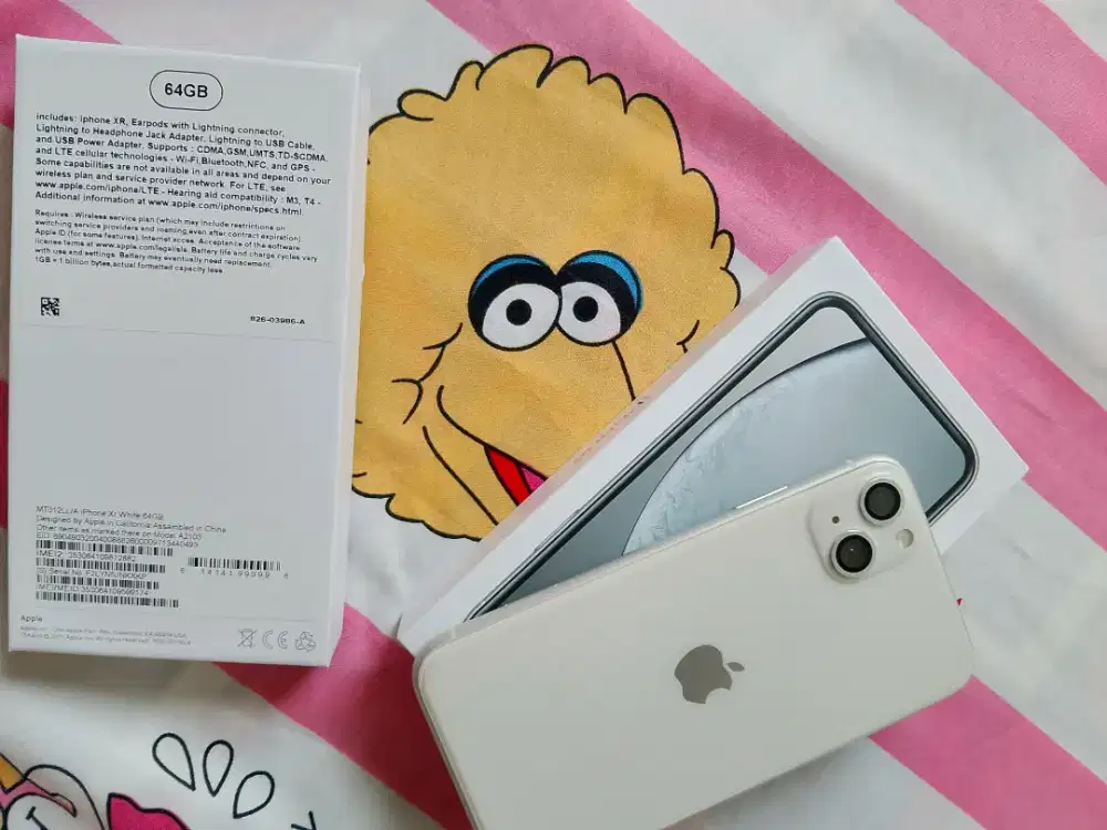 Iphone XR Silver imei terdaftar di Bea Cukai