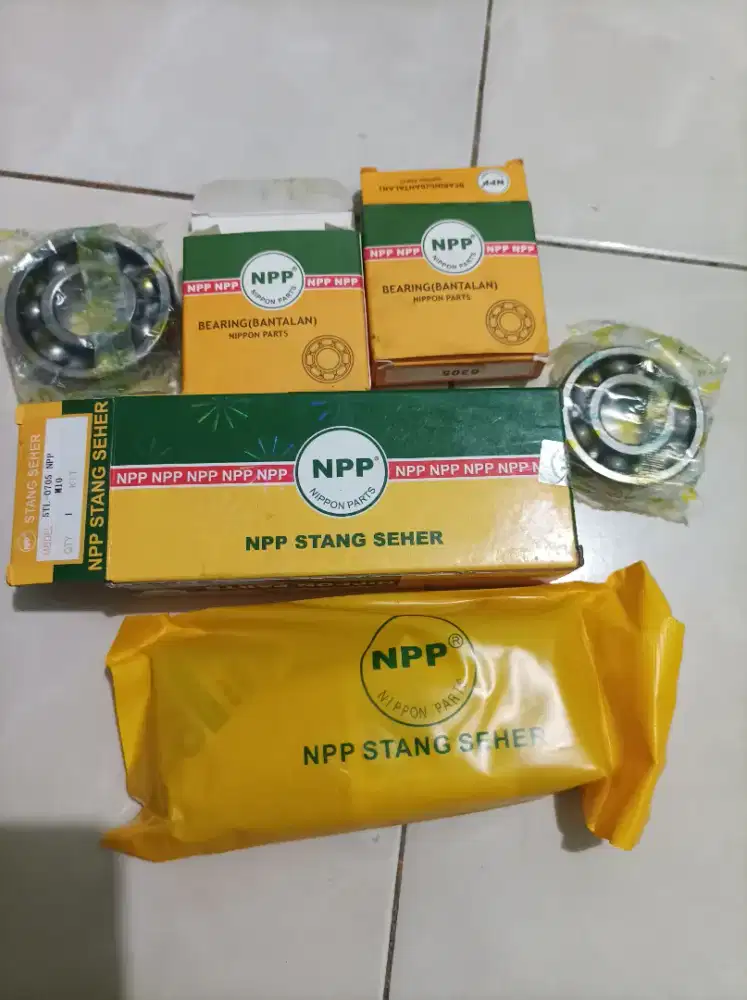 Stang seher dan bearing kruk mio smile,sporty,nouvo,fino,mio soul