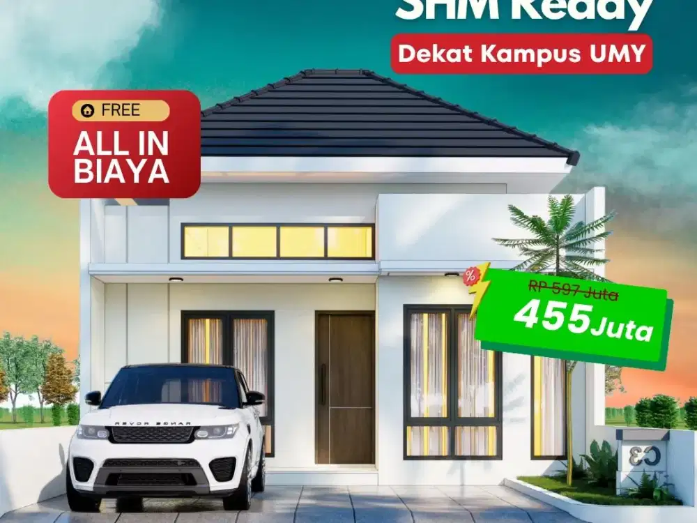 RUMAH MURAH BONUS MEZZANINE GAMPING SLEMAN