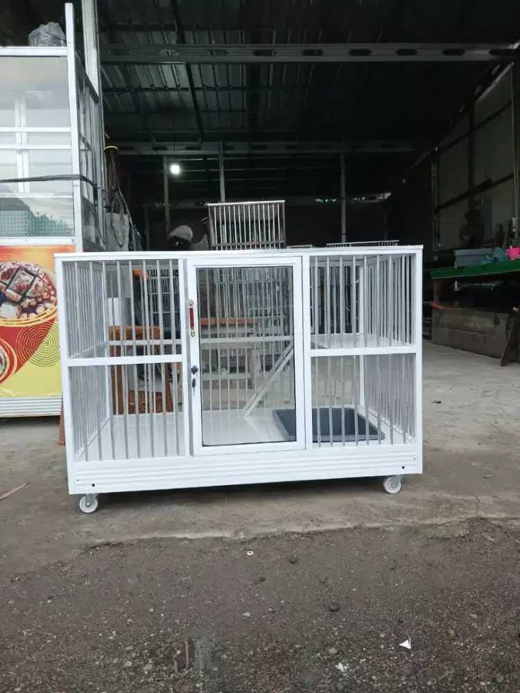 Kandang Kucing Aluminium gratis Ongkir