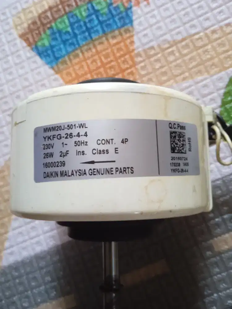 Motor fan blower Daikin