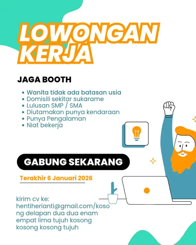 LOWKER JAGA BOOTH MINUMAN