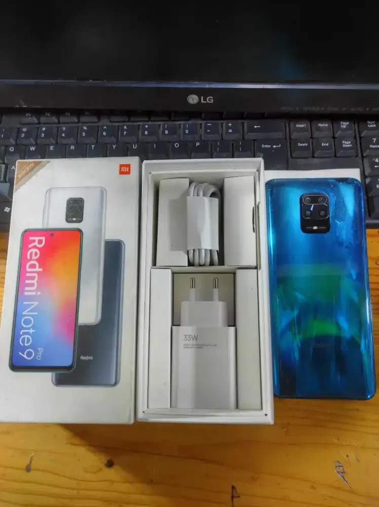 Redmi note 9 pro 8+3/128 ORI FULLSET