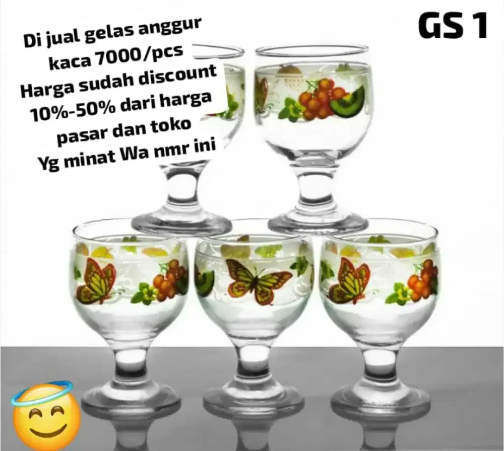 Gelas Anngur 7000/pcs