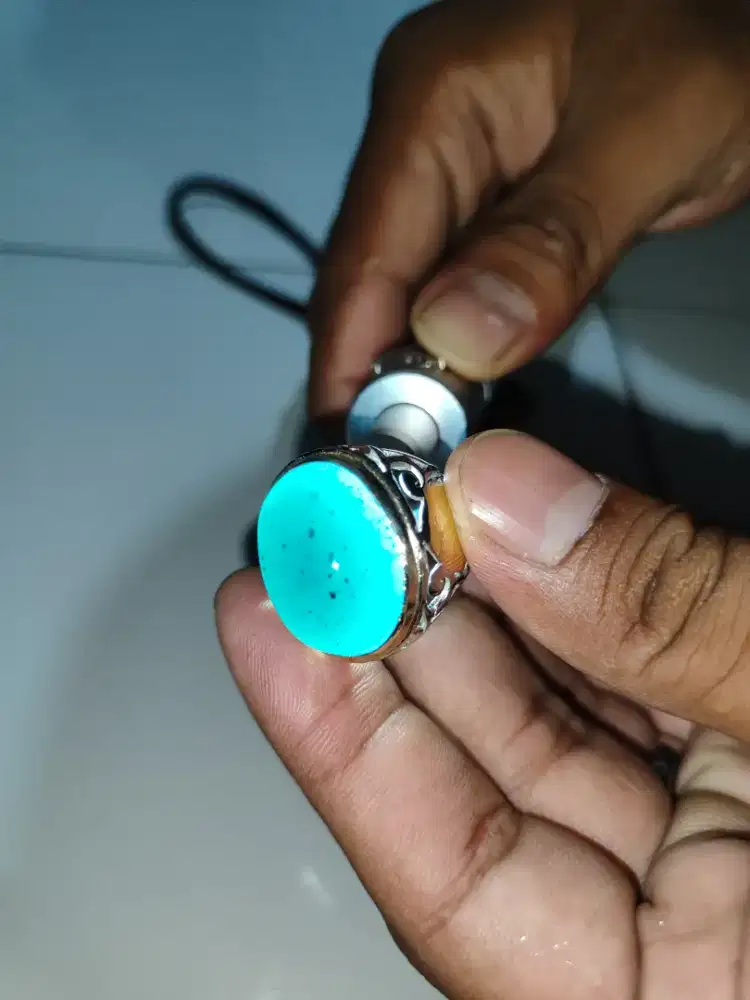 Bacan Doko bluish greeen kristal