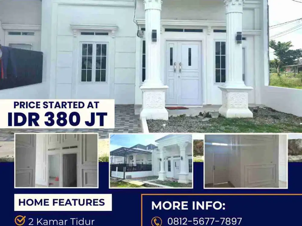 RUMAH CLUSTER MEWAH TERDEKAT DENGAN KAMPUS ITERA