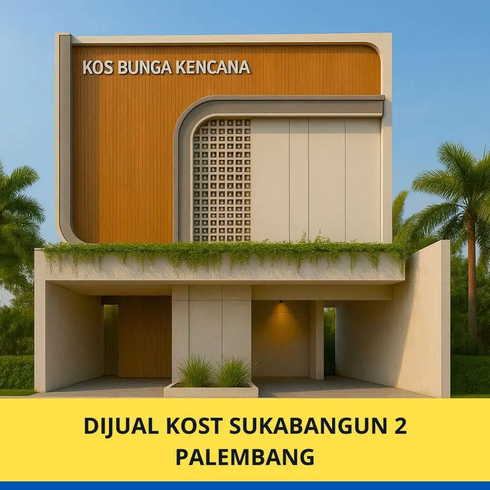 Kost Dijual Lokasi Sukabangun 2 Kota Palembang. Dekat Kampus STIPADA