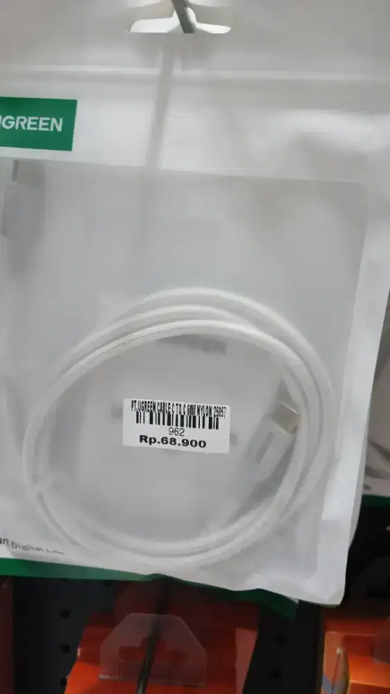 USB UGREEN C TO C 60W NYLON 25057 | ATLANTIS DAHSYAT