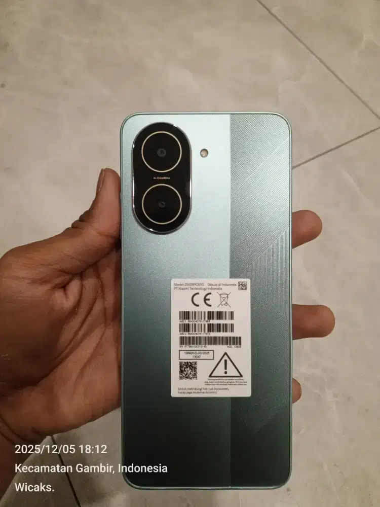 Xiaomi poco c71 ram 8/128 Gb, belum pernah dipakai