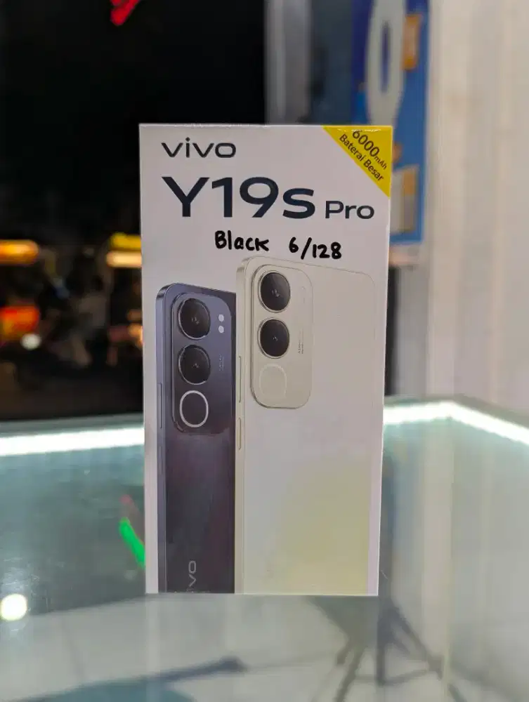 Vivo Y19s Pro 6/128 Baru Segell Bergaransi Resmi
