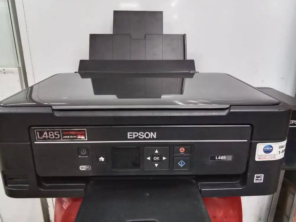 Epson L485 Print Scan Copy Wifi Layar panel