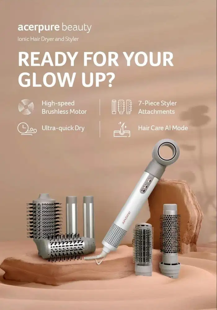 Acerpure Beuty Ionic Hair Dryer and styler
