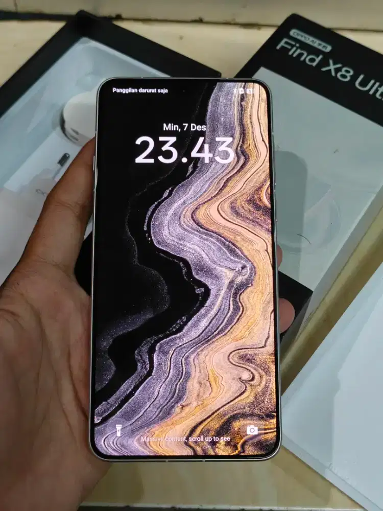 Oppo Find X8 Ultra 16/512 Fullset Terdaftar BC