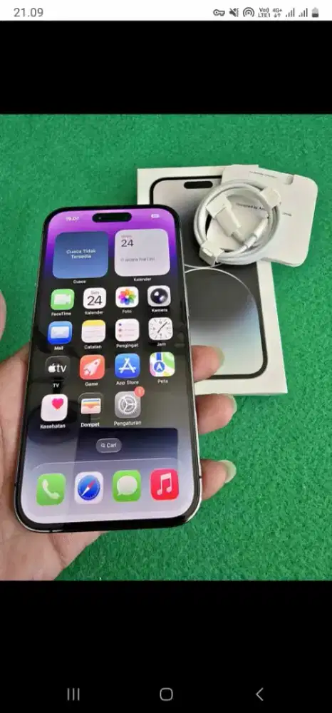 IPHONE 14 PRO 128GB ORIGINAL MULUS NOMINUS FULLSHET 

IBOX LIKE NEW