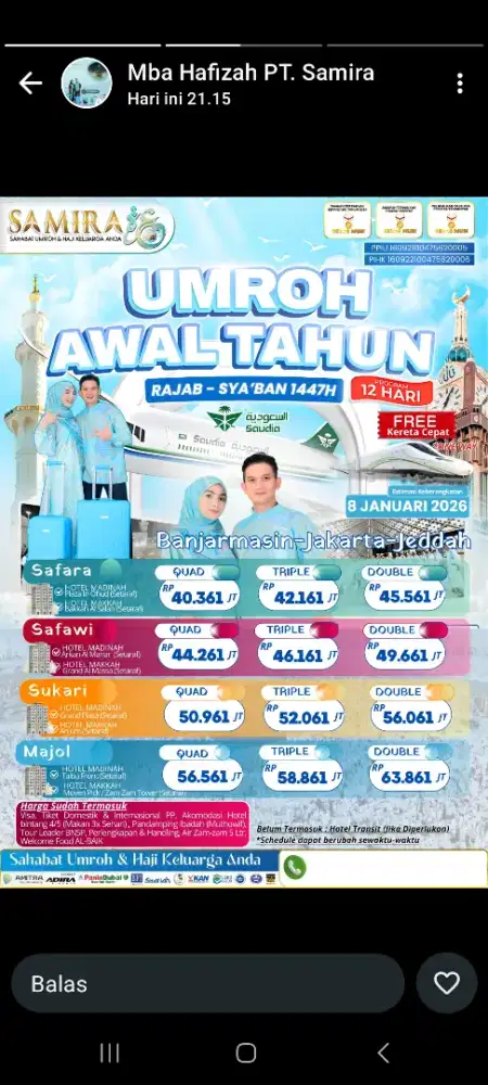 Travel haji dan umrah