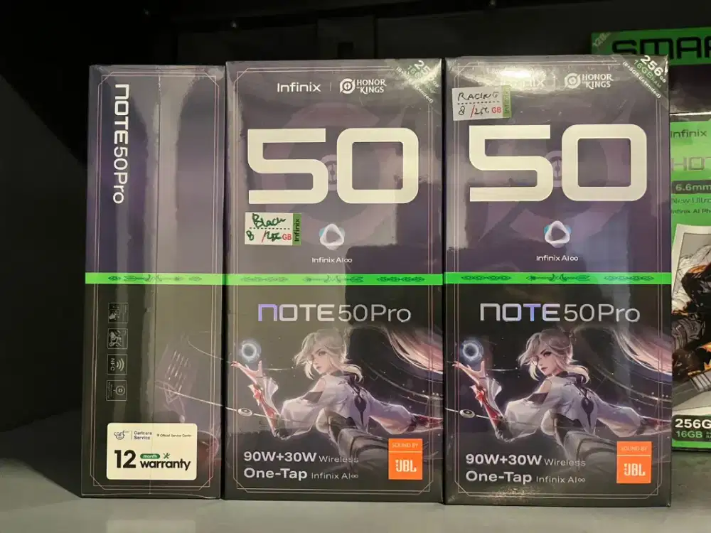 Infinix Note 50 Pro 8GB+8GB/256GB Jual Murah New Segel