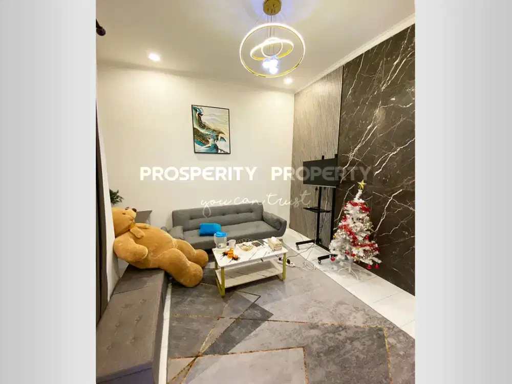 Rumah Full Renovasi di Cluster Angelonia Gading Serpong Bangunan 1 Lantai Semi Furnished Siap Huni Hadap Selatan Posisi Kuldesak