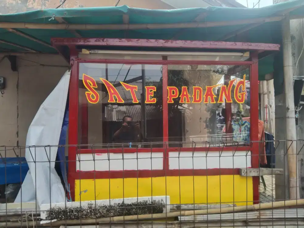 Dijual gerobak sate padang
