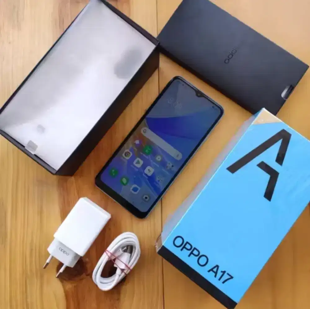 Murah hp oppo A17 4/64 lkp, bs TT