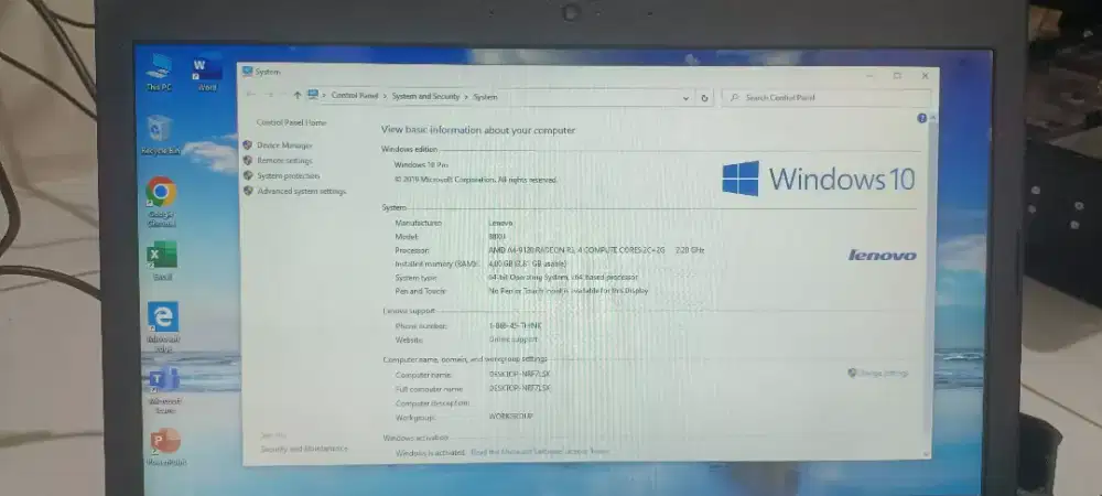 Laptop lenovo super kenceng
