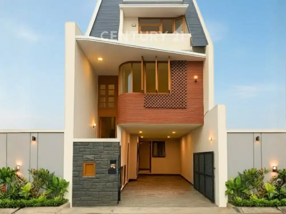 Rumah  Split Level 4 Design Natural Tropis Berbahan Berkualitas