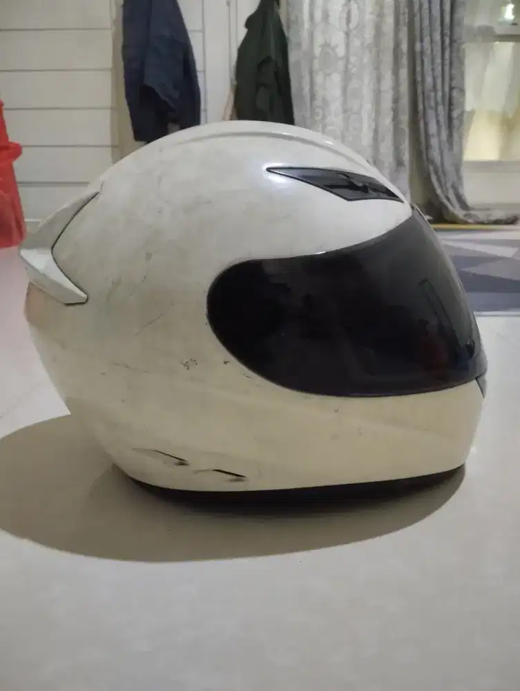 Helm Full Face AGV K-3 White (2nd)