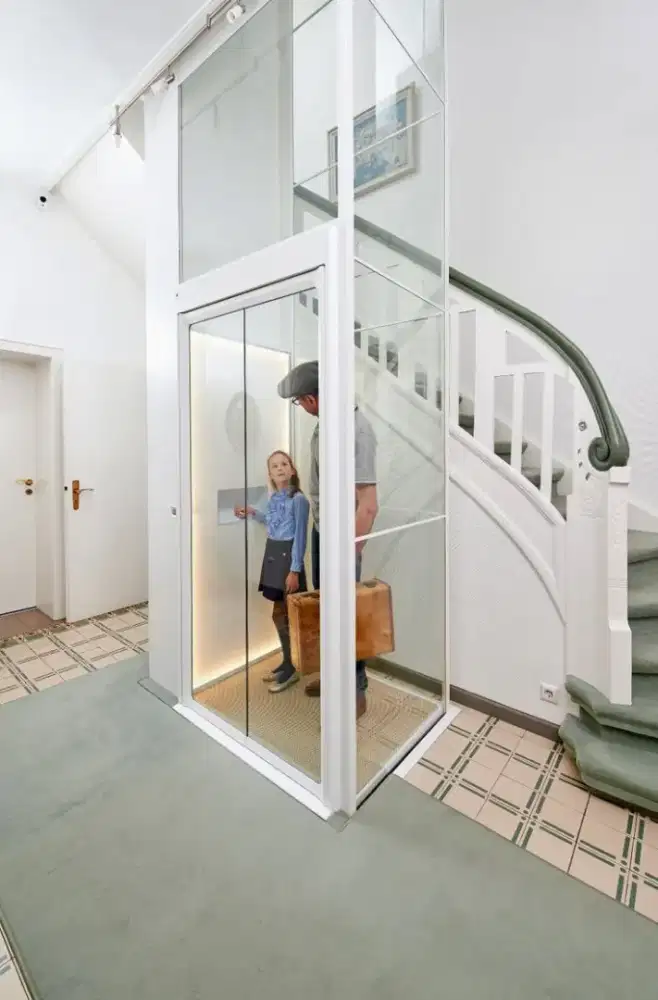 Lift Rumah / Lift Villa Minimalis 2 Lantai