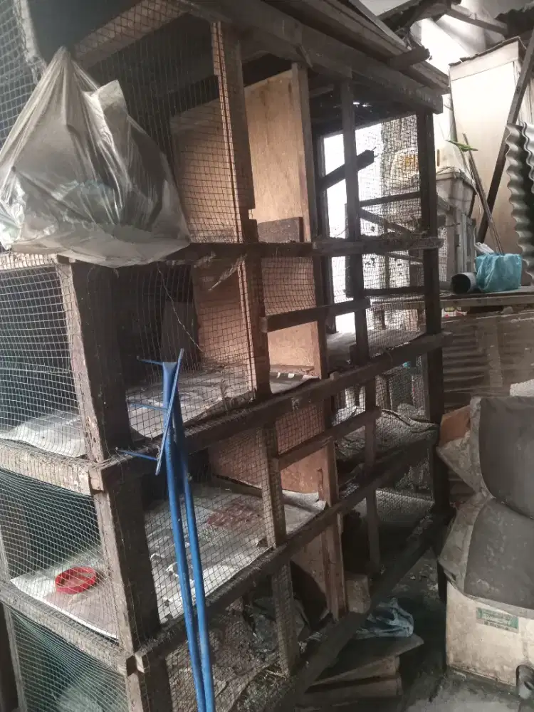 Kandang Ram kayu bekas