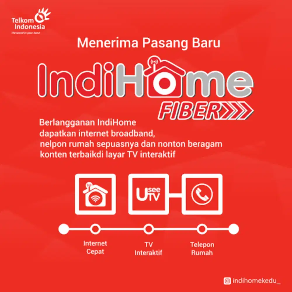 Menerima pasang baru wifi indihome