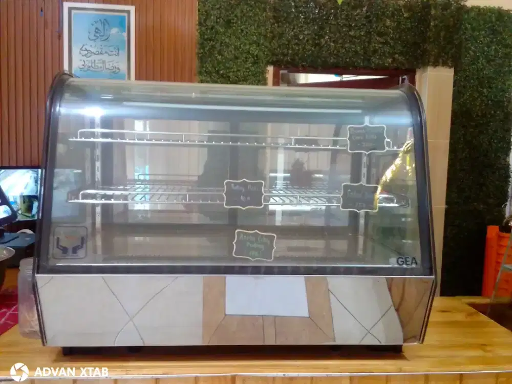 JUAL COUNTER TOP CAKE SHOWCASE GEA RTW-160L-4
